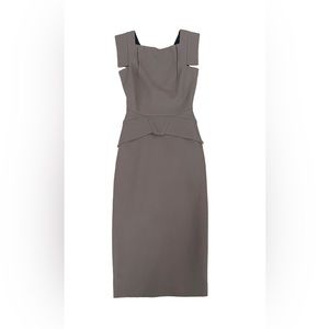 Roland Mouret Womens Dresses | Pigalle Dress Taupe